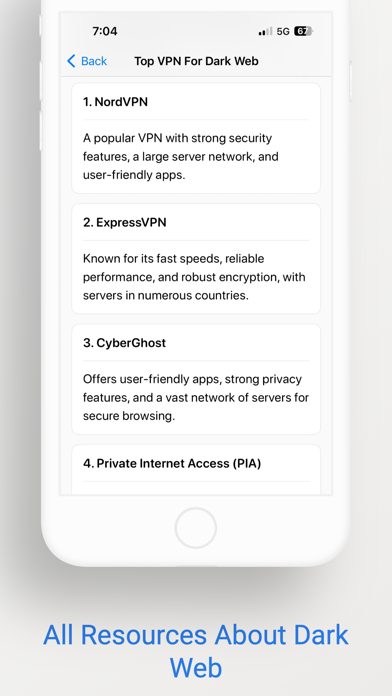 Скриншоты Dark Web Guide
