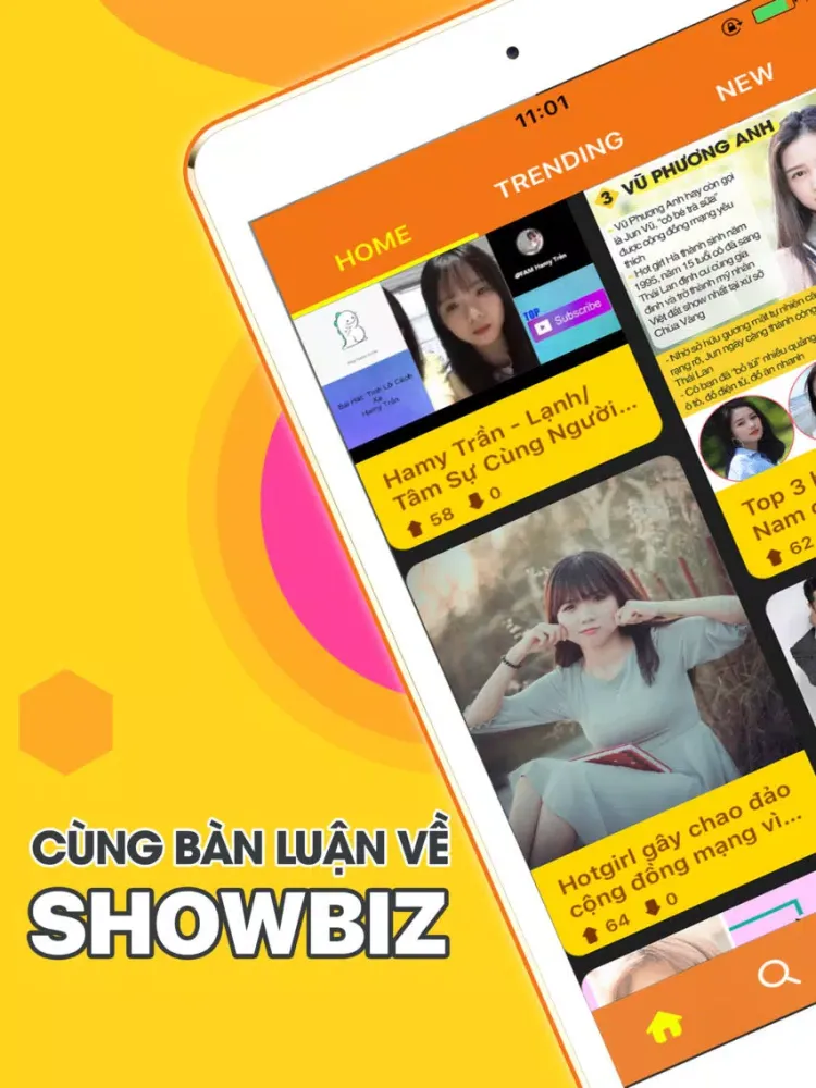 تصاویر Cộng đồng ShowBiz Việt iPad 
