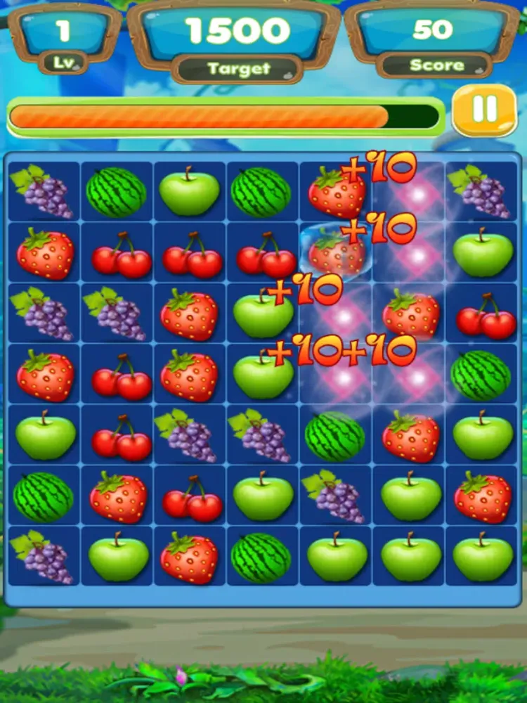 Fruits Blast: Match 3 Puzzle iPad  स्क्रीनशॉट