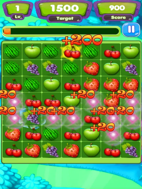 Fruit Line : Fruit Link Blast iPad  Screenshots