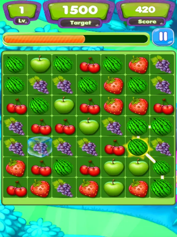 Fruit Line : Fruit Link Blast iPad  Screenshots