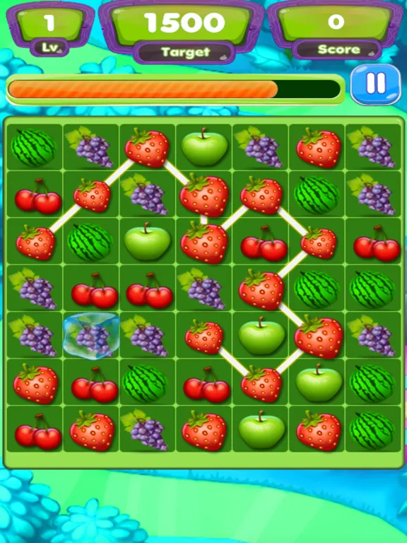 Fruit Line : Fruit Link Blast iPad  Screenshots