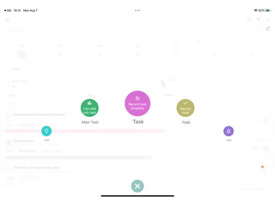 iProgress - Person OKR Manage iPad 應用截圖