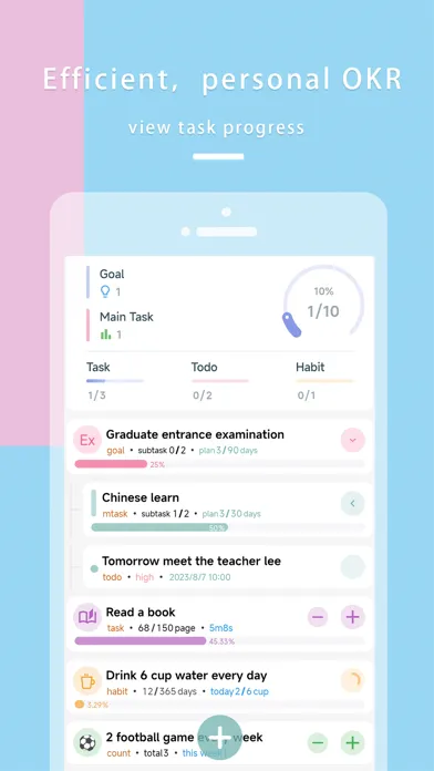 iProgress - Person OKR Manage應用截圖