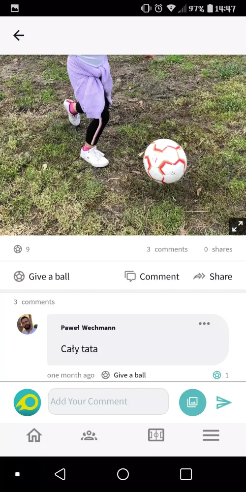 LinkBall ClubApp Demo 1 Screenshots