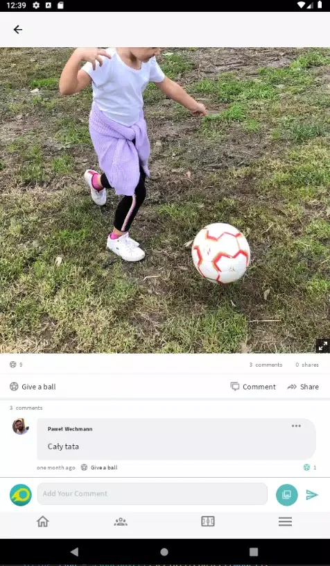 LinkBall ClubApp Demo 1 Screenshots