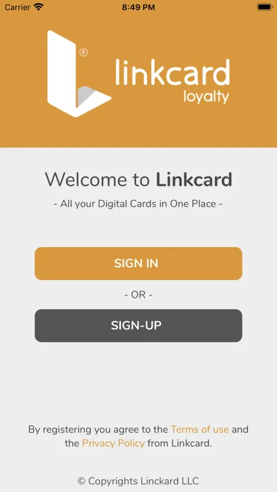 Tangkapan skrin Loyalty Digital Cards