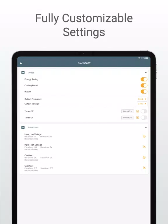 ภาพหน้าจอของ LinkUP: Power Management iPad 
