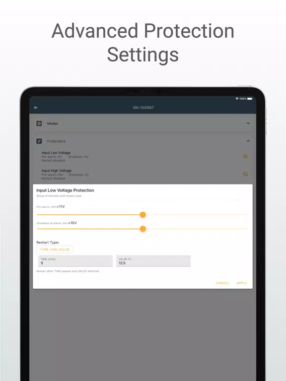 ภาพหน้าจอของ LinkUP: Power Management iPad 