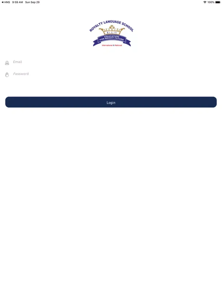 Royalty Language School iPad  স্ক্রিনশট