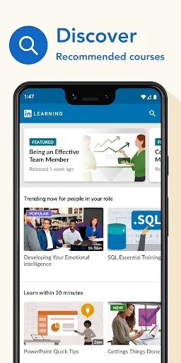 LinkedIn Learning سکرین شاٹس