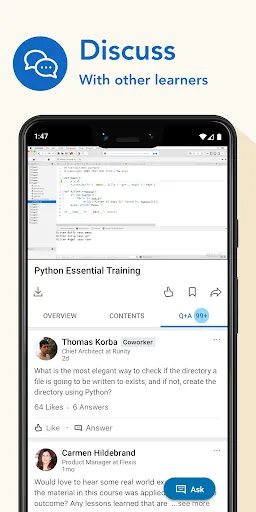 LinkedIn Learning سکرین شاٹس