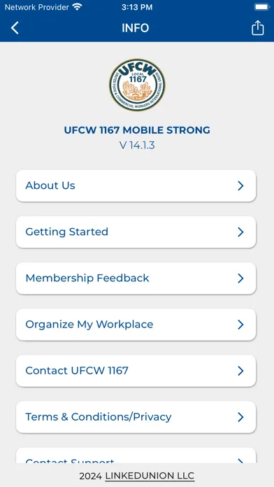 ภาพหน้าจอของ UFCW 1167