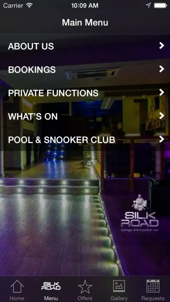 Tangkapan layar The Silk Road Lounge and Bar