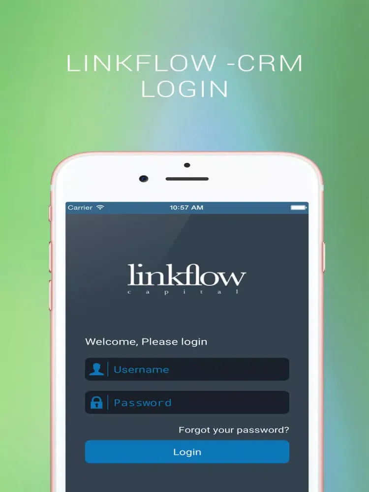 Capturas de tela do Linkflow CRM iPad 