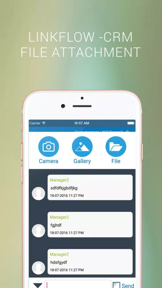 Capturas de tela do Linkflow CRM