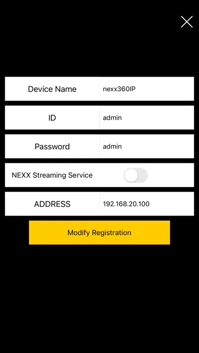 Ảnh chụp màn hình của NEXX Mobile