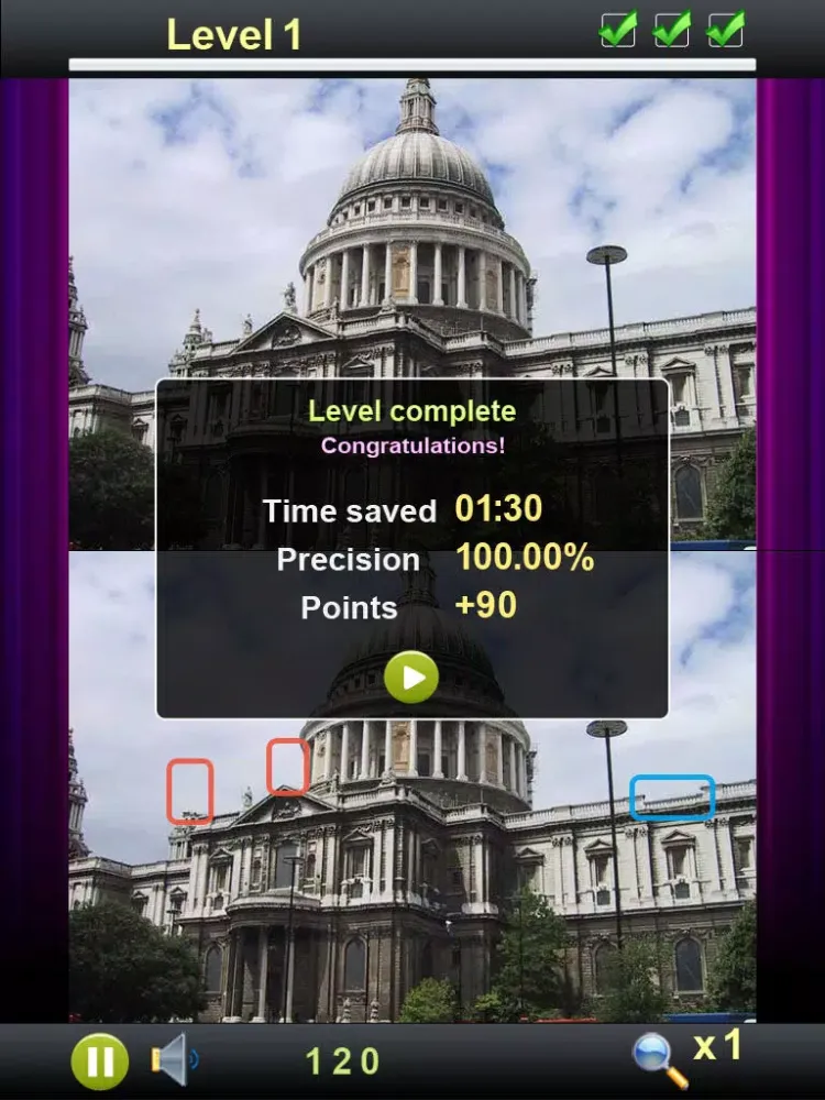 ภาพหน้าจอของ FindDiff iPad 