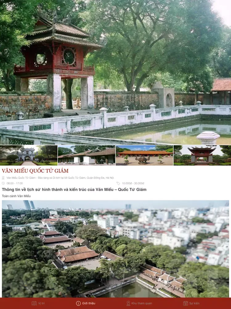 Capturas de tela do Văn Miếu Quốc Tử Giám iPad 