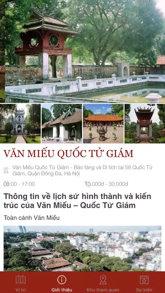 Capturas de tela do Văn Miếu Quốc Tử Giám
