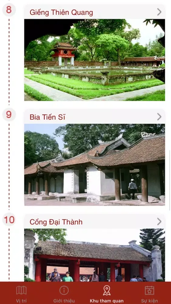 Capturas de tela do Văn Miếu Quốc Tử Giám