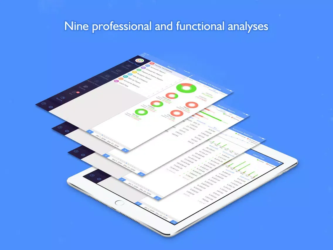 Capturas de tela do Money Focus Pro - Account, Budget and Bill Manager iPad 