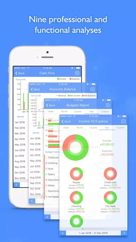 Capturas de tela do Money Focus Pro - Account, Budget and Bill Manager