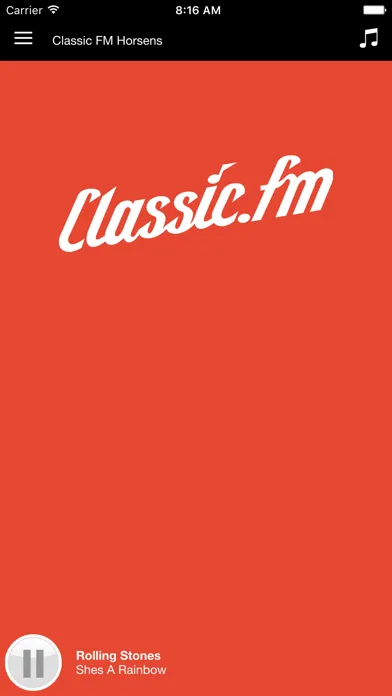 Tangkapan skrin Classic FM