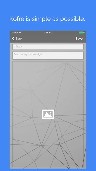 Ảnh chụp màn hình của Kofre - Keep your photos safe