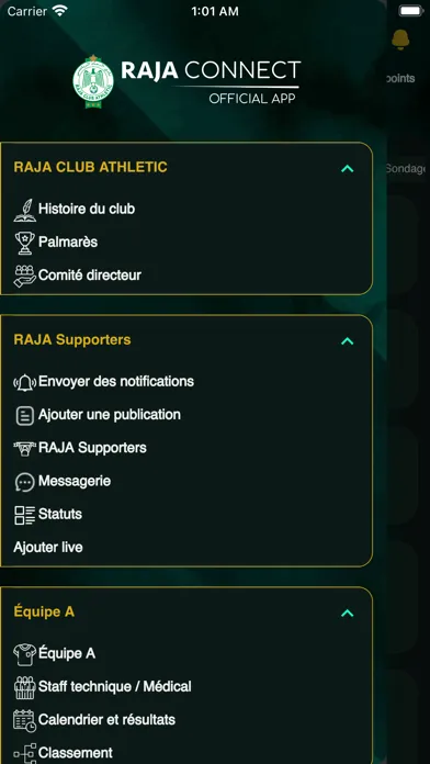 Zrzuty ekranu RAJA Connect