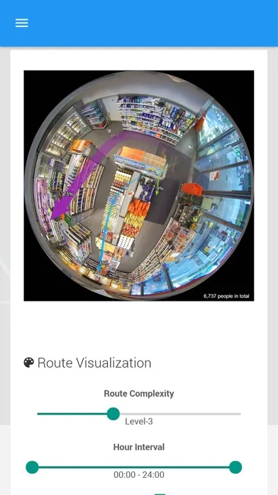 Zrzuty ekranu Link Retail Video Analytics