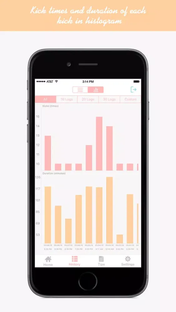 تصاویر Baby Kicks Tracker Pro