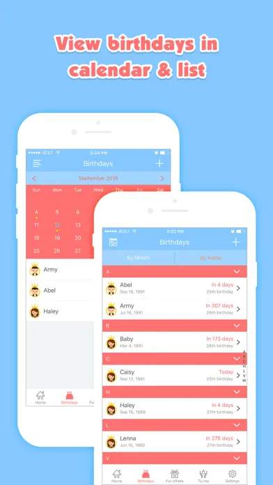Birthday Planner Pro应用截图