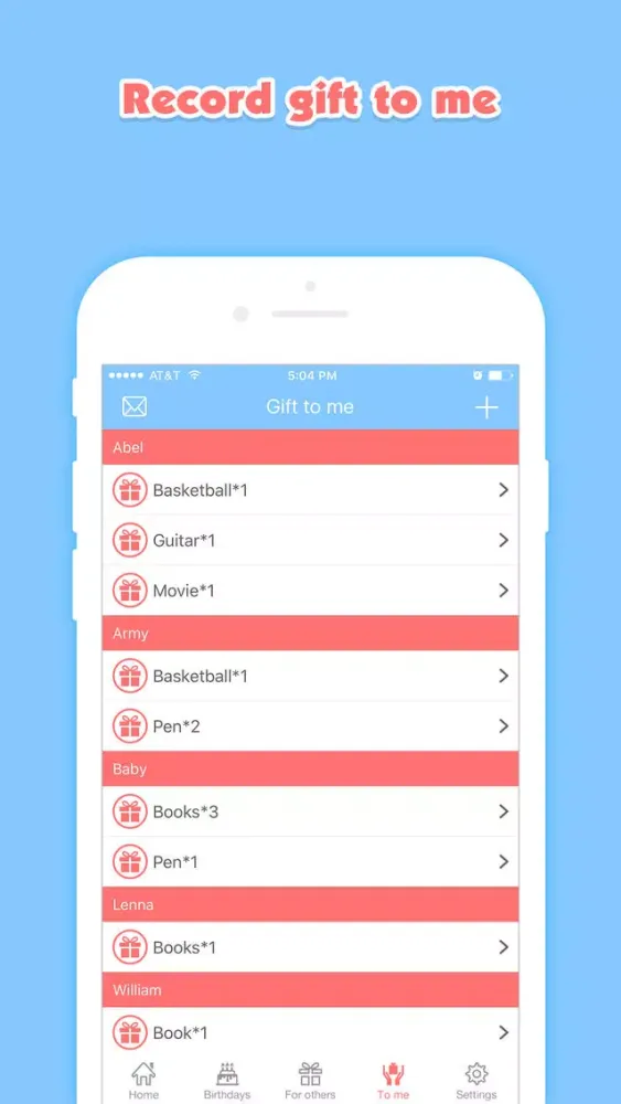 Скриншоты Birthday Planner Pro - Event Countdown & Gift List