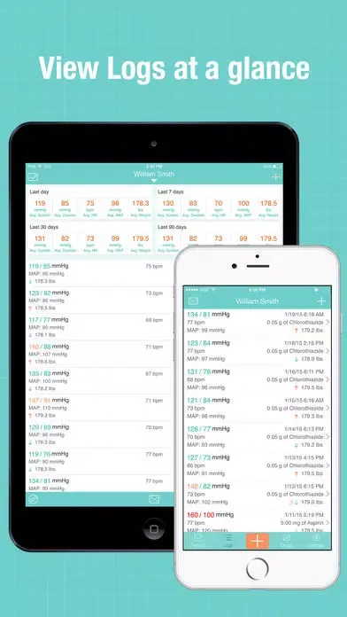 BP Wiz - Blood Pressure Log and Medication Tracker Screenshots