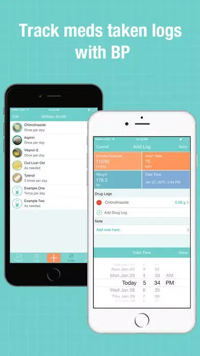 BP Wiz - Blood Pressure Log and Medication Tracker Screenshots