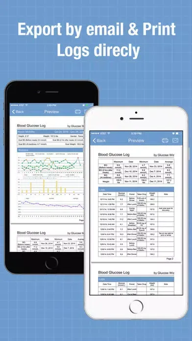 Glucose Wiz Pro - Blood Sugar Log and Pill Tracker Screenshots