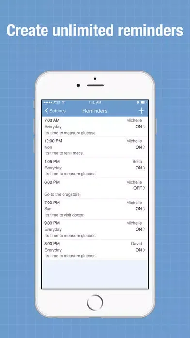 Glucose Wiz Pro - Blood Sugar Log and Pill Tracker Screenshots