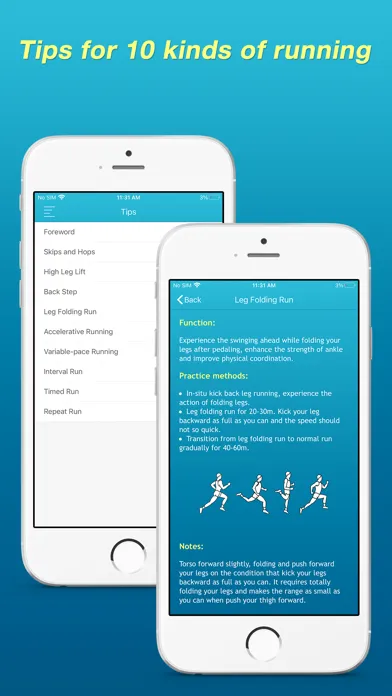 Capturas de tela do Run Half Marathon