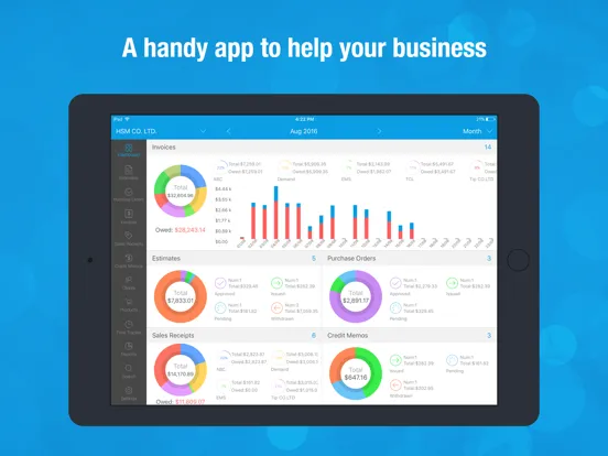 Invoice Producer iPad 應用截圖