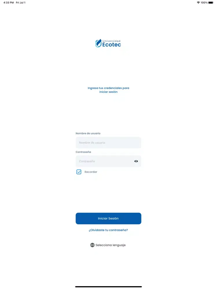 Zrzuty ekranu NBS iPad 