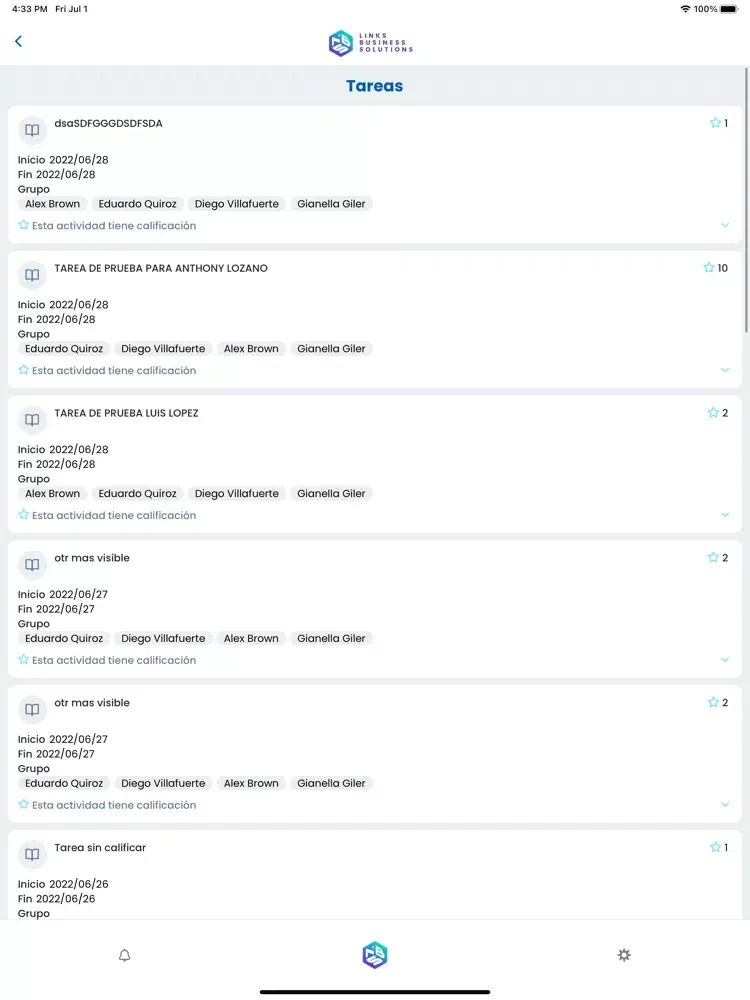 Zrzuty ekranu NBS iPad 