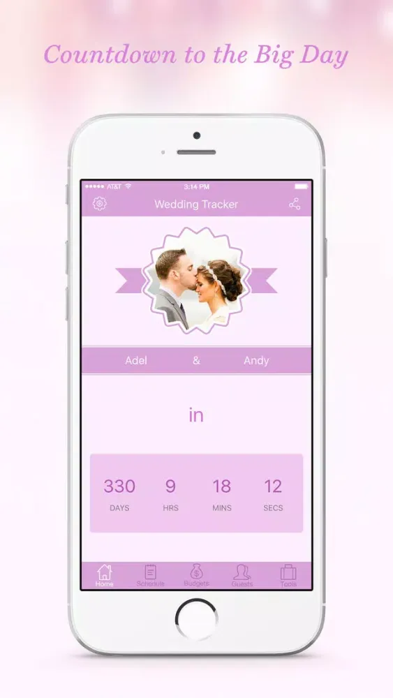 Captures d'écran de Wedding Tracker Pro- Wedding Countdown & Todo List
