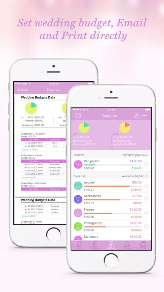 Captures d'écran de Wedding Tracker Pro- Wedding Countdown & Todo List