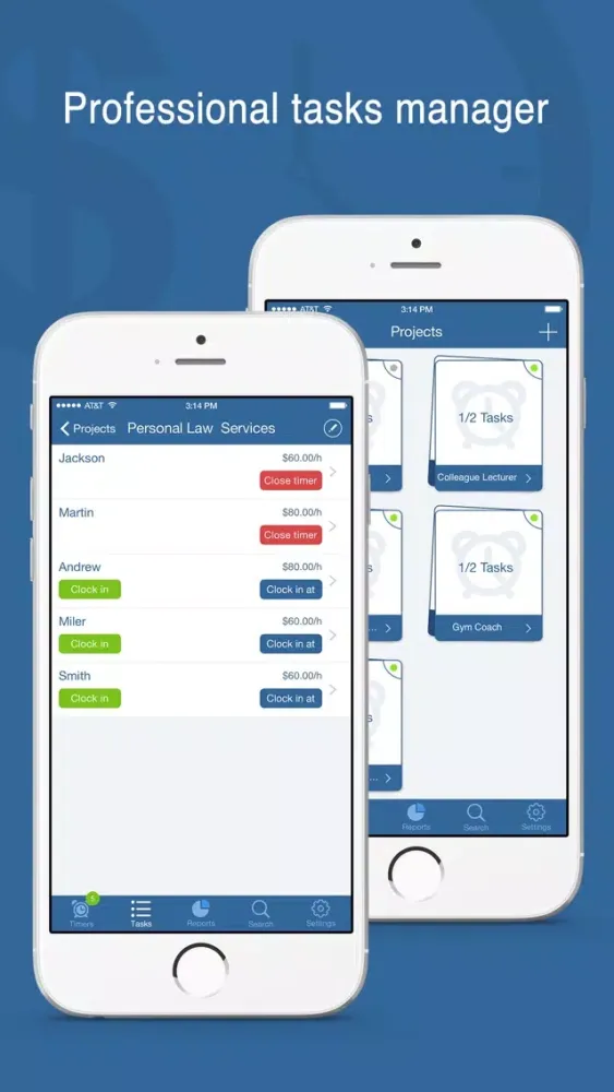 صور Worktime Tracker Pro - Timesheet & Billing Manager