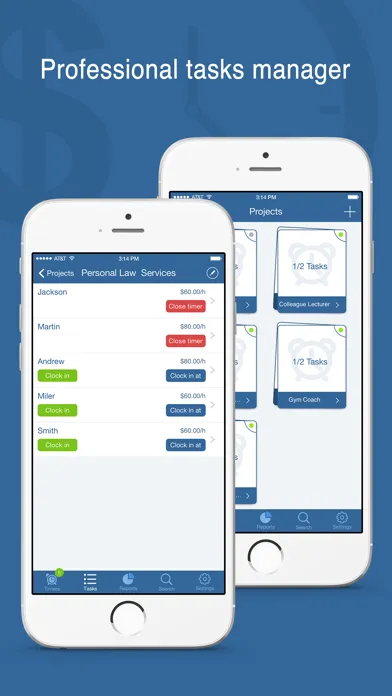 Tangkapan layar Worktime Tracker Pro