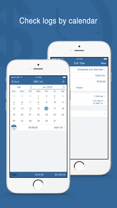 Tangkapan layar Worktime Tracker Pro