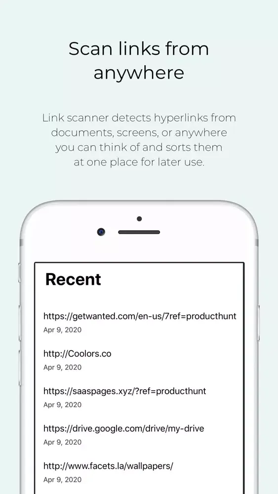Capturas de tela do Link Scanner - Scan Hyperlinks