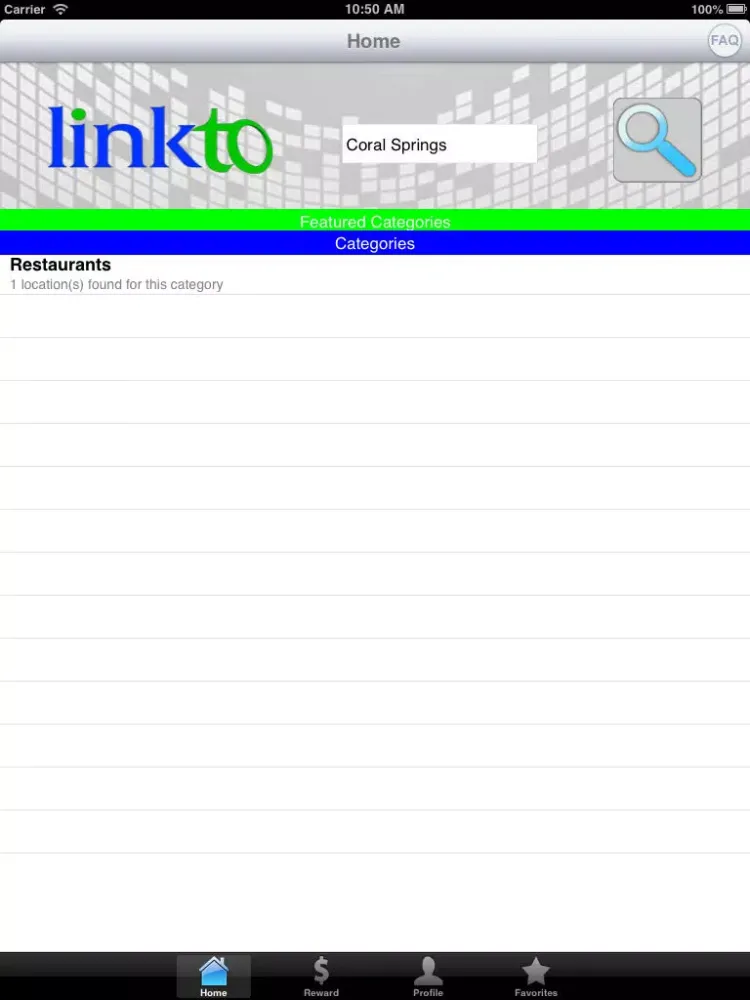 Capturas de pantalla de linkto iPad 