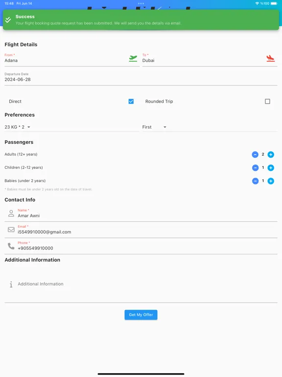 Ảnh chụp màn hình của LinkStuck iPad 